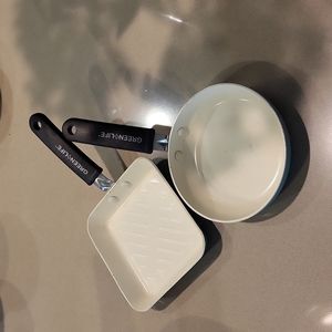 Green + Life 2 Small Frying pans Aqua